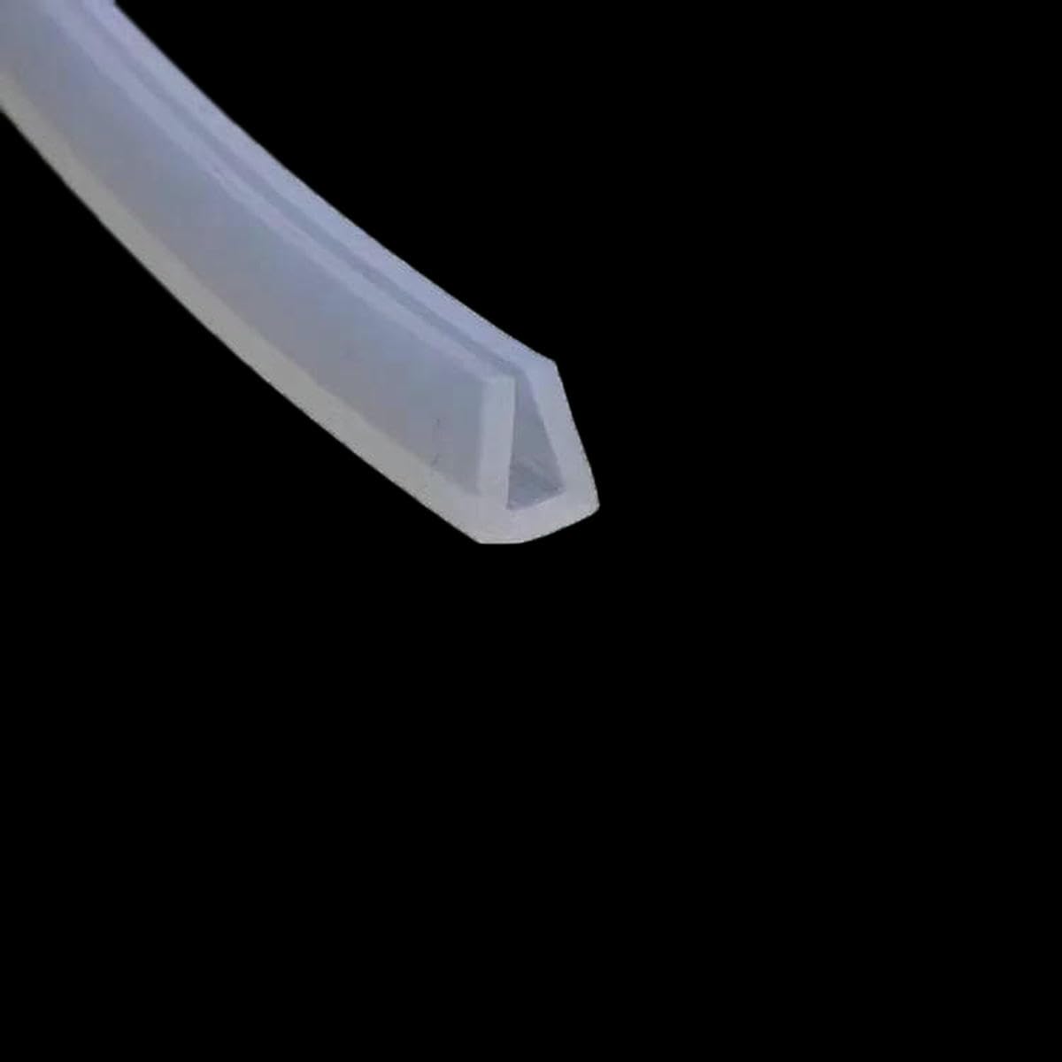 1-10Meters U Channel Silicone Rubber Shower Door Glass Sealing Strip Edge Trim Glazing weatherstrip Edge guard-8x10mm-5M