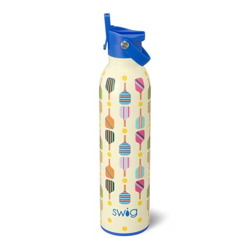 Swig Life 26oz Insulated Water Bottle, Travel Water Bottle with Straw and Lid, Cup Holder Friendly...