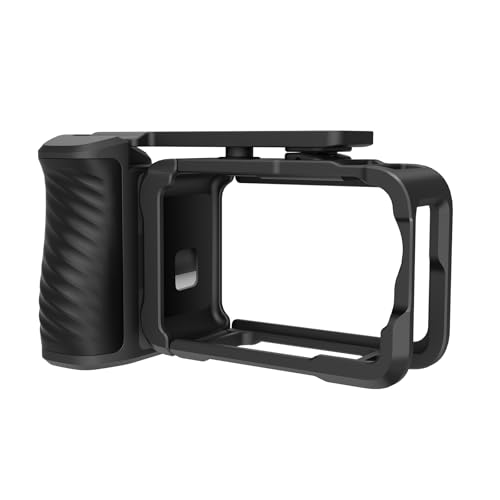DJI OSMO Action 6�p���^���P�[�W�A�J�����O���b�v�z���_�[�ƃV�[�\�[���V���b�^�[�{�^����������A���~�j�E���������X�g���[�g�O���b�v�L�b�g�A�}�O�l�b�g���N�C�b�N�����[�X�A�^�b�`�����g�A�N�Z�T���[ (�u���b�N)