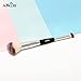 NMKL38 Double Ended Complexion Brush Face Concealer Powder Makeup Brush, Blending Liquid Foundation, Cream Cosmetics - Black Handle, Vegan Brush, Cruelty Free