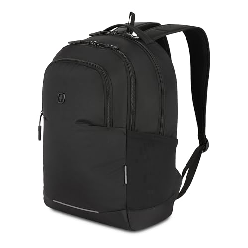 SwissGear Orientation Laptop Backpack, Black, 17'x12'x7'