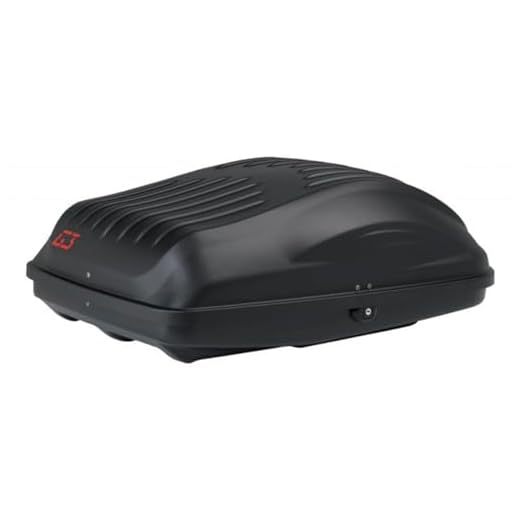 Caja para portaequipajes de techo Reef 270 negro mate
