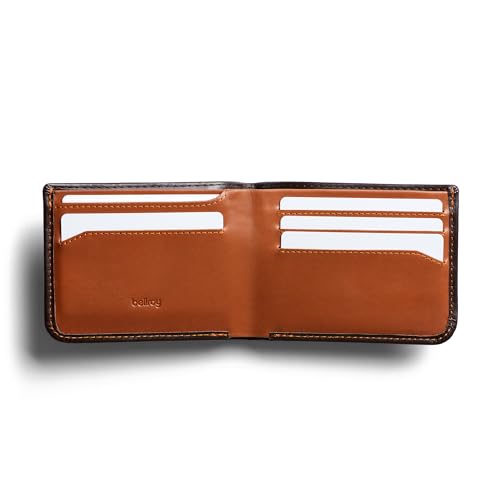 Image of Bellroy Hide & Seek Wallet (Slim Leather Bifold Design, RFID Protected, Holds 5-12 Cards, Coin Pouch, Flat Note Section, Hidden Pocket)