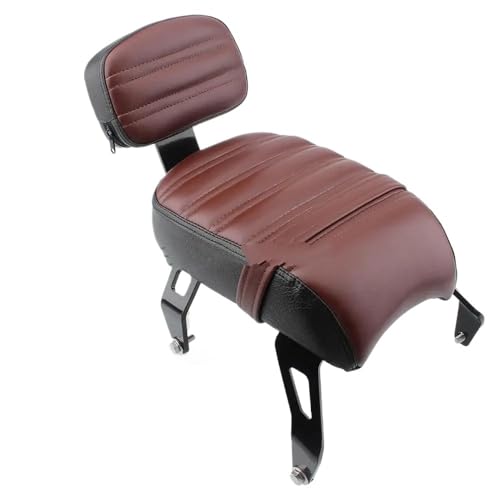 Dossier Passager Moto Finition Marron pour Supprimer la Fatigue en Route