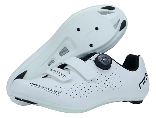 Scarpe ciclismo Professionale:Leggere, Antiscivolo, Traspirante, compatibile pedali LOOK Delta
