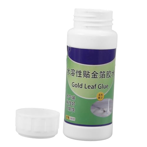 La mejor selección de Pan de oro Top 5. 41 DOITOOL Pegamento Para Pan De Oro y Hojas Para Manualidades, Adhesivo a Base De Agua, Bote De 100 G, Para Bricolaje Artístico y Decoración Del Hogar, Uso Doméstico, Proyecto...