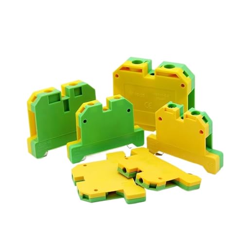 Conector de cable eléctrico EK16, borne de tierra amarillo verde para bloques de terminales SAK