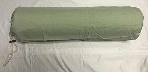 Therapist's Choice® Microfiber Bolster Cover with Drawstring Closure, Soft & Durable, Size: 6" x 27" (Cover Only, Bolster Not Included) (Sage)