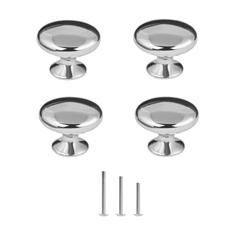 ShipeeKin Polished Chrome Cabinet Knobs Cover