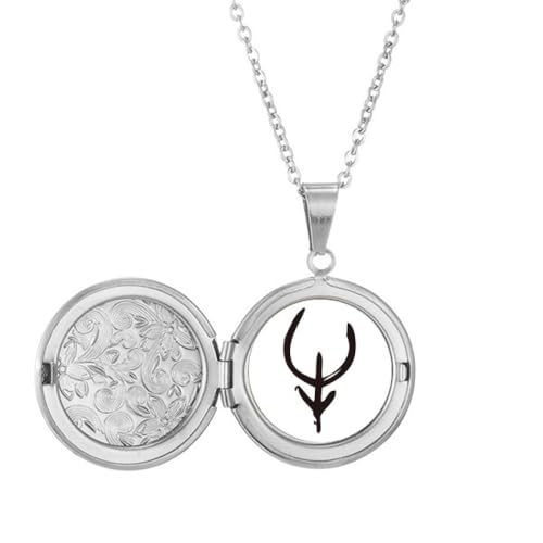 Collier médaillon vache zodiaque chinois BS cadeau anniversaire idéal