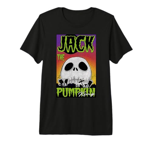 T-shirt Pumpkin King Disney vêtement Jack Skellington noir homme
