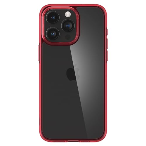 Image of Spigen for iPhone 15 Pro Case, Ultra Hybrid [No Magnet Ring][Anti-Yellowing] - Deep Red