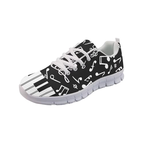 Wanyint Piano Keys Musical Notes Tennis Shoes for Women...