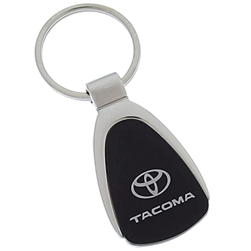 Au-TOMOTIVE GOLD Tear Drop Key Chain for Toyota Tacoma (Black)
