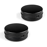 Universal Earbuds IEMs Case Mini Storage Hard Earphone Case Protective Waterproof Aluminum Alloy Housing for TRN V80 KZ AS10 ZS10 Pro Portable Travel Carrying Cases (2 Pieces No Logo)