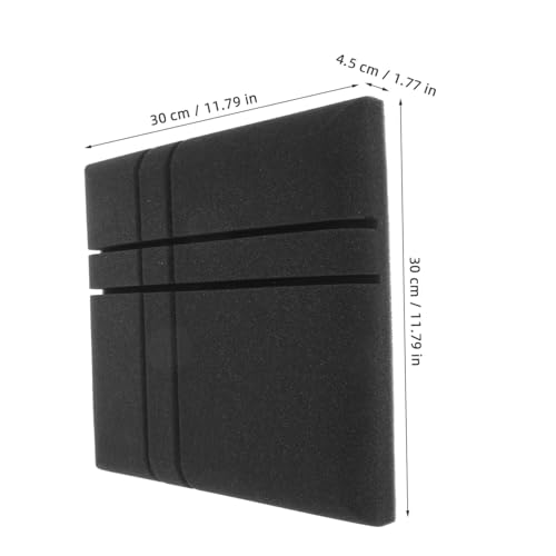 Sosoport 4 paneles acústicos absorbentes de sonido para reducción de ruido, autoadhesivos, para estudio, dormitorio, Ktv y espacios de grabación miniatura 2