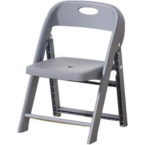 Figoday子供用折りたたみ椅子 子供いす 椅子 背もたれ付きミニチェアポータブルベビースツール 家庭用収納可能スツール屋外キャンプチェア安全で環境に優しい素材軽量で持ち運びが簡単 (ダークグレー,小さい)