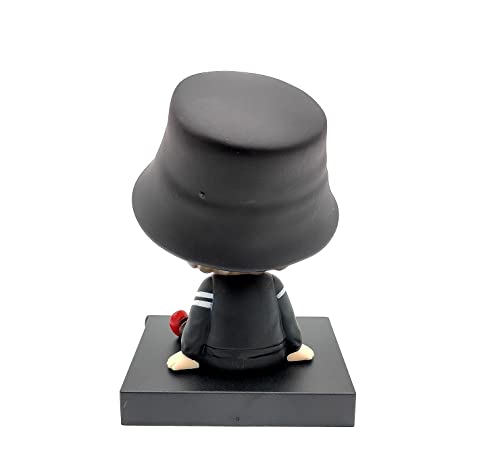 Image of Super Hero BTS-Jungkook Rubber Action Figure Limited Edition Bobblehead with Mobile Holder for Car Dashboard, Office Desk & Study Table,15 X 10 cm