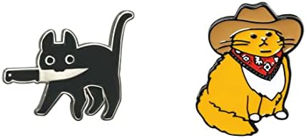 Enamel Pins for Backpacks, Cute Pins Brooches Set for Jacket Hats fits Men Women Boys and Girls