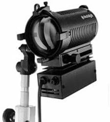 Dedolight 150 watt focusing light head with dimmable power supply 120v