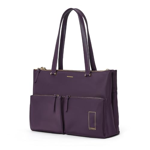 Image of MOKOBARA The Bliss Tote | Women Tote Bag For Office Use With Vegan Leather & Matte Finish, Multiple Compartments & Zipper Closure, Lightweight & Durable Design For Work & Travel
