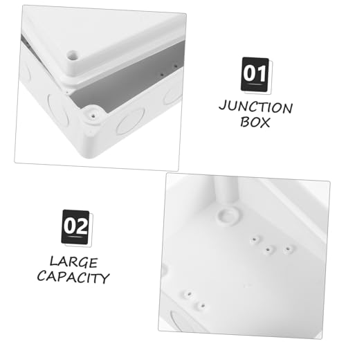 Boîte de jonction électrique ABS haut de gamme étanche avec borniers de dérivation complets