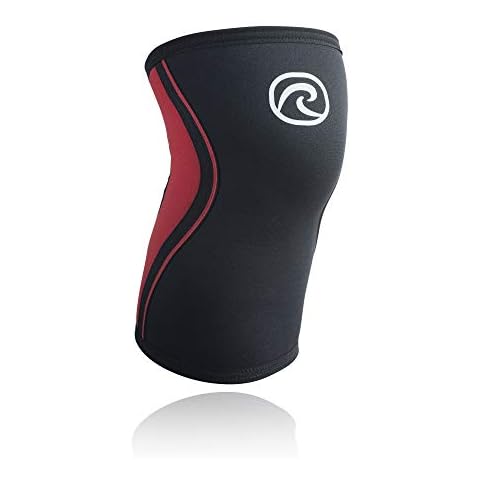 Rehband RX Neoprene Knee Support Bandage 3mm - S (Black/Red) Cover