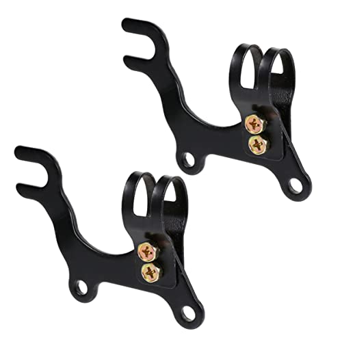 Abaodam 2Pcs Disc Brake Brackets for Cycling Adjustable Bike Brake Adapter Durable Frame Holder for Front and Rear Wheel Compatible with Standard Bicycles and Disc Brake Systems