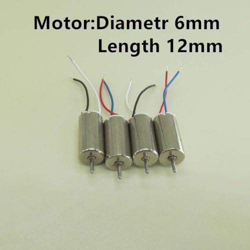 6mm x 12mm 0.8mm 3.7vh[fƌ݊̂RAX[^[Quadcopter Models RC Toys DIYAt^[}[Pbg(4pcs)