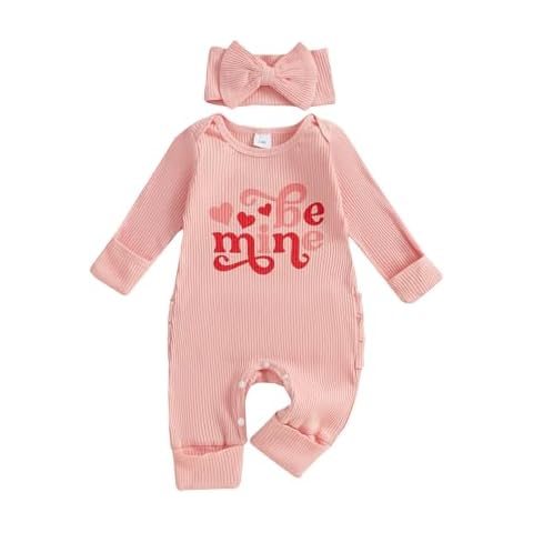 Geagodelia Newborn Girl Romper and Headband Set Cover
