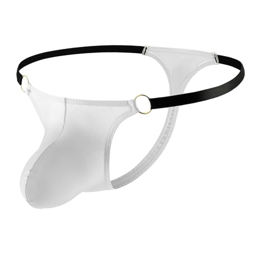 Thong for Mens Sexy Low Rise Seamless Bulge Pouch Tie Knot Wireless Panties Briefs Bikini Man 2025 Trendy