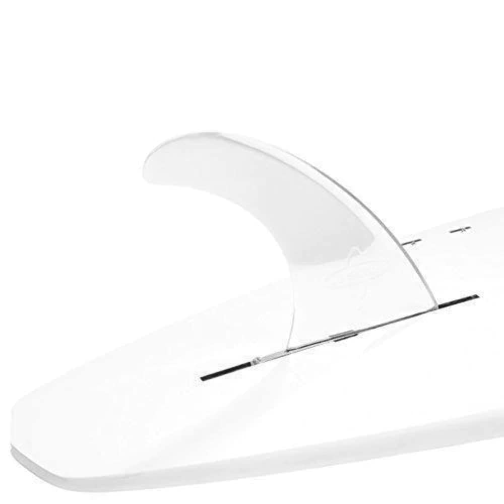 DORSAL Surf SUP Fin Center Fin Longboard, Surfboard Paddleboard Clear 10 Inch