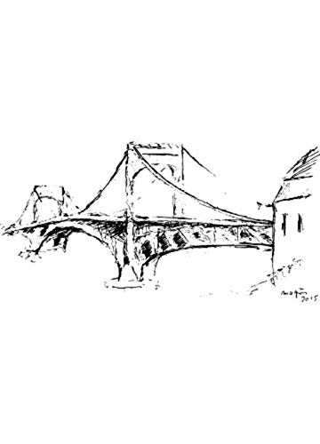 Edition Wattenmeer, Motiv: KW-Brücke, Garnacha aus Spanien in Gravur-Flasche, INKLUSIVE geschmackvoller Geschenkverpackung.