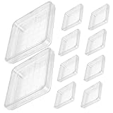 FUNOMOCYA 10x10 正方形ペトリ皿 蓋付きプラスチック細胞培養トレイ 植物学校プロジェクト 生物学研究用