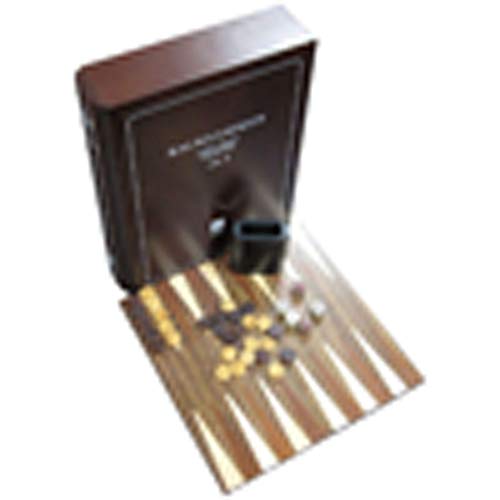 Wood Book Case Classic Board Game Set Collection - Volume 2 of 12 - Backgammon