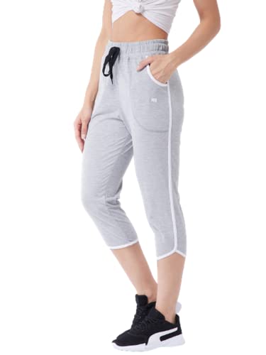 Image of Modeve Women Striped Cotton Blend Capri
