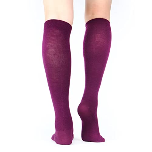 Image of ja vie 80% Merino Wool Ultra Soft 15-20mmHg Graduated Compression Socks for Women & Men