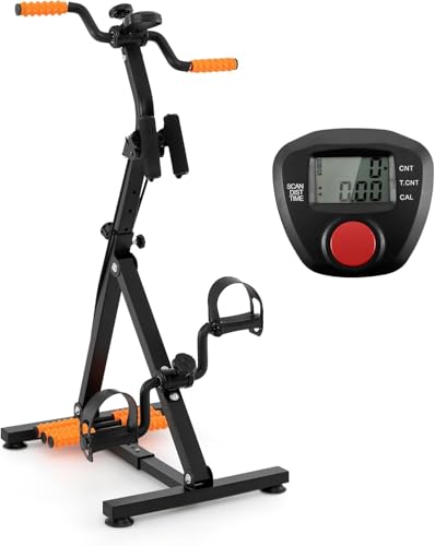 Image of Strength Fitness Master Gym Mini Exercise Bike Portable Home Pedal Exerciser Home Gym Fitness Leg Arm Cardio Training for Pregnant Women, Elderly, Disabled, Men, Physio Bike