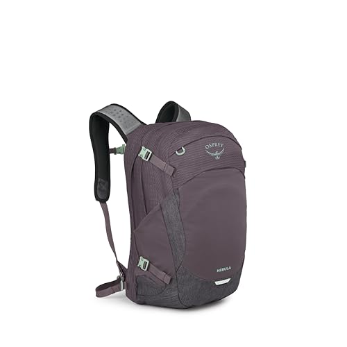 Image of Osprey Nebula Commuter Backpack - Everyday Bag with Laptop Sleeve and Bottle Pockets, Graphite Purple Heather