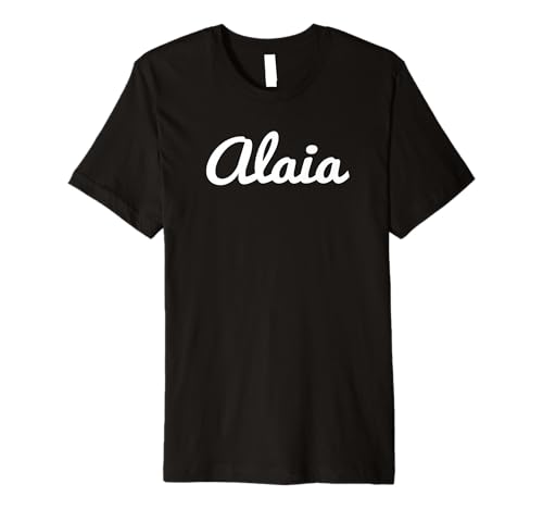 Alaia Traditional Wood Surfboard Hawaiian Premium T-Shirt