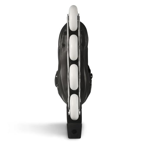 Image of Inline Skates PRO for Adult Women - ABEC-9 Bearing with Breathable Lining for Male Female, Optional Brake, Size W 6-9, Black