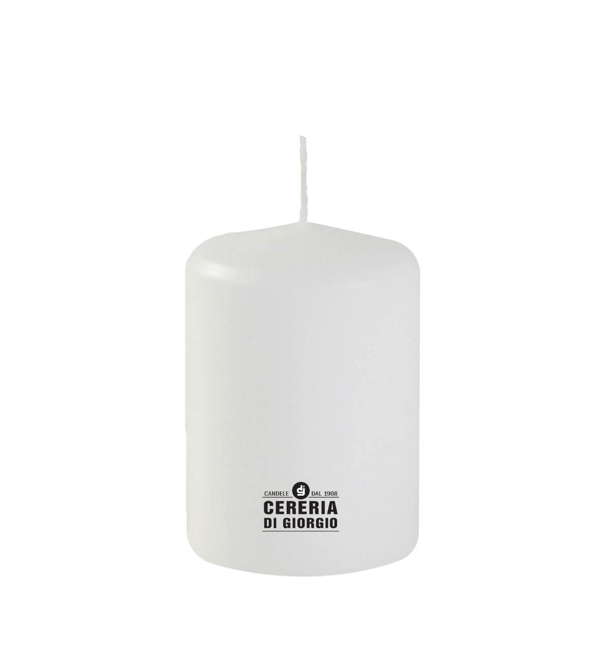 Candle Diameter 7 cm Height 10 cm White