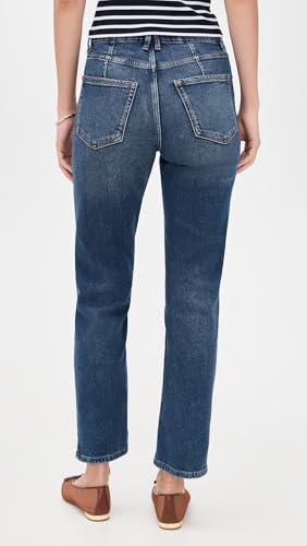 Good American Women's Good Icon Straight Ankle Jeans3