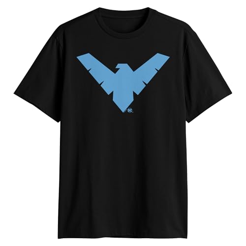 T-shirt Batman Nightwing en coton premium avec logo Justice League résistant