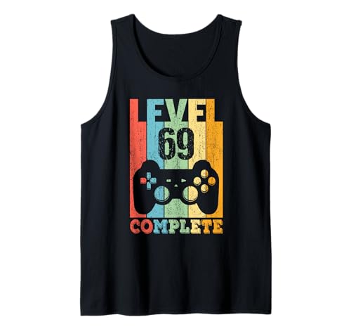 Libro de visitas de 69 cumpleaños para hombre y mujer, diseño de 69 años de 1953 Camiseta sin Mangas