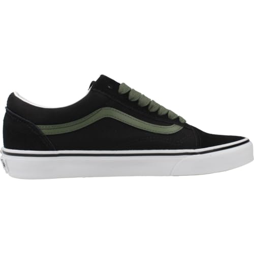 Baskets Vans Old Skool mode mixte adulte en toile et daim noir - 4
