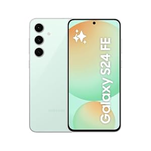 Samsung Galaxy S24 FE AI Smartphone ohne Vertrag, AI Handy mit Android, 8 GB RAM, 128 GB Speicher, 50-MP-Kamera, Lange Akkulaufzeit, Mint, 36 Monate Herstellergarantie [Exklusiv bei Amazon]