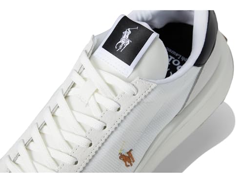Image of POLO RALPH LAUREN Men's Train 89 Suede-Paneled Sneakers