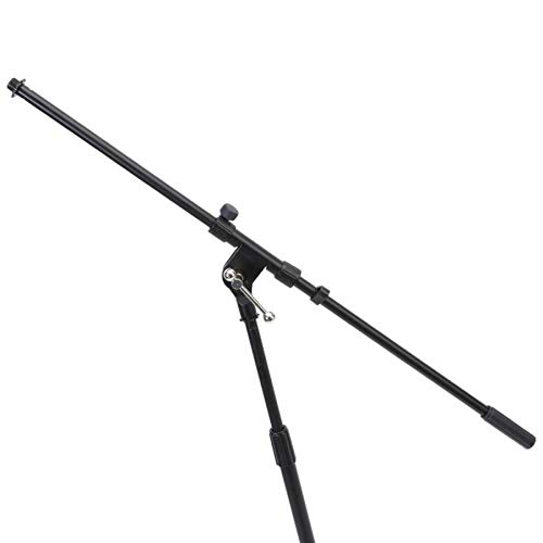 On-Stage MSP7706 Euro Boom 6 Mic Stands w/Travel Bag (For Vocal and Instrument Microphones, Height-Adjustable, Rugged, Lightweight, Steel, Standard Threading, Folding Tripod, Durable, Black) - Thumbnail 3