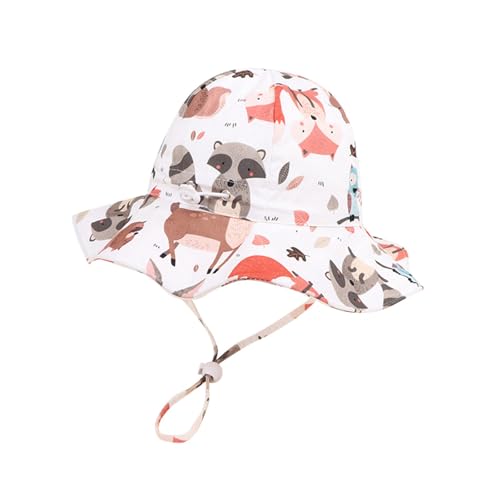 Bold N Elegant Cartoon Print Kids Cotton Sun Hat with Adjustable ...